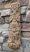 Load image into Gallery viewer, History Chiapas Aztec Maya Artifact Carved Sculpture Statue 20" Tall Neo-Mfg