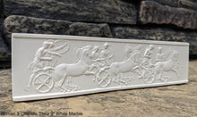 Load image into Gallery viewer, History Roman 3 Chariots Stela Fragment Sculptural wall relief plaque www.Neo-Mfg.com 9"