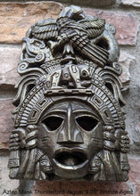 Load image into Gallery viewer, Aztec Maya Artifact mask Thunderbird Jaguar Sculpture Statue 9.25" Tall www.Neo-Mfg.com