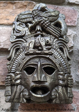 Load image into Gallery viewer, Aztec Maya Artifact mask Thunderbird Jaguar Sculpture Statue 9.25" Tall www.Neo-Mfg.com