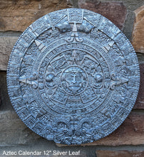 Load image into Gallery viewer, History MAYAN AZTEC CALENDAR Sculptural wall relief plaque 12" www.Neo-Mfg.com c5