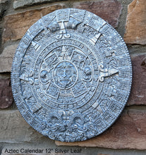 Load image into Gallery viewer, History MAYAN AZTEC CALENDAR Sculptural wall relief plaque 12" www.Neo-Mfg.com c5