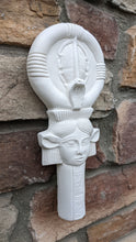 Load image into Gallery viewer, Egyptian Ankh Key Of Life Goddess Hathor sculpture carving www.NEO-MFG.com 9.8"