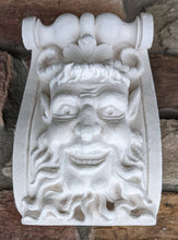 Load image into Gallery viewer, Pan Gargoyle Satyr Faun wall Mephistopheles corbel keystone bookend Grotesque goblin sculpture www.NEO-MFG.com