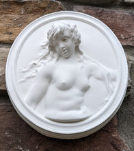 Load image into Gallery viewer, Claude Michel Clodion nude lady 3d sculpture Wall plaque relief art www.Neo-Mfg.com home decor 7.5" museum reproduction 2pc