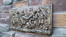 Load image into Gallery viewer, Roman Greek Death of a Solider Wall plaque relief sculpture 18" www.Neo-Mfg.com