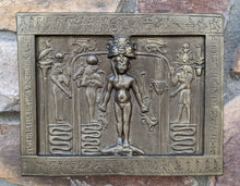 Load image into Gallery viewer, History Egyptian Metternich Stele Magic Stela Sculptural wall relief www.Neo-Mfg.com 8.25" g11