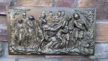 Load image into Gallery viewer, Roman Greek Death of a Solider Wall plaque relief sculpture 18" www.Neo-Mfg.com