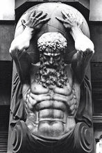 Load image into Gallery viewer, Roman Greek Herculaneum atlas sculpture wall plaque www.NEO-MFG.com 12"