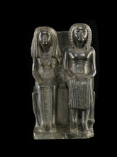 Load image into Gallery viewer, Egyptian Imenemipet Tamerout Seated Couple Artifact Carved Sculpture Statue Museum Reproduction 7" www.NEO-MFG.com