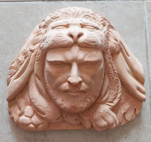 Load image into Gallery viewer, Roman Greek Hercules w/ lion Sculptural Wall relief www.Neo-Mfg.com Potsam Germany 14"