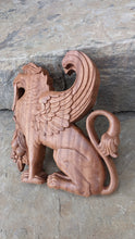 Load image into Gallery viewer, Griffin gryphons Winged lion wall Sculpture plaque set pair 9.5" ea www.Neo-Mfg.com Home decor mystical
