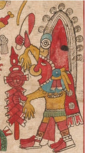 Load image into Gallery viewer, Aztec Maya Artifact Carved Itztapaltótec Divine Skinning Knife Borbonic Codex p. 20 Sculpture Statue Tall Neo-Mfg