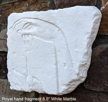 Load image into Gallery viewer, Egyptian Royal hand fragment Sculpture reproduction art 8.5" www.Neo-Mfg.com Museum Reproduction Amarna art