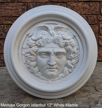 Load image into Gallery viewer, Medusa Gorgon Istanbul Artifact Carved wall plaque Sculpture Statue 12" www.Neo-Mfg.com high relief