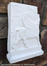Load image into Gallery viewer, Historical Assyrian Lamassu Persian winged bull Guardian of Persepolis relief sculpture ancient replica Sculpture www.Neo-Mfg.com 7.5"