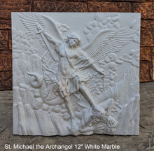 Load image into Gallery viewer, Historical religious Mythological St. Michael the Archangel wall angel 12" sculpture plaque Sculpture www.Neo-mfg.com