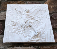 Load image into Gallery viewer, Historical religious Mythological St. Michael the Archangel wall angel 17" sculpture plaque Sculpture www.Neo-mfg.com