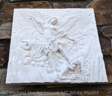 Load image into Gallery viewer, Historical religious Mythological St. Michael the Archangel wall angel 17&quot; sculpture plaque Sculpture www.Neo-mfg.com
