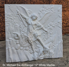 Load image into Gallery viewer, Historical religious Mythological St. Michael the Archangel wall angel 12" sculpture plaque Sculpture www.Neo-mfg.com