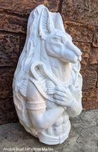 Load image into Gallery viewer, Egyptian Anubis dog fragment torso Sculptural wall relief bust www.Neo-Mfg.com 14"
