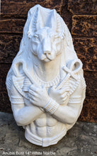 Load image into Gallery viewer, Egyptian Anubis dog fragment torso Sculptural wall relief bust www.Neo-Mfg.com 14"