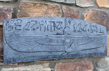 Load image into Gallery viewer, History Egyptian Isis Tomb Seti I Sculptural wall relief www.Neo-Mfg.com 21.5&quot;

