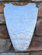 Load image into Gallery viewer, History Egyptian Palette of Narmer Sculptural wall relief www.Neo-Mfg.com 12.5" back side