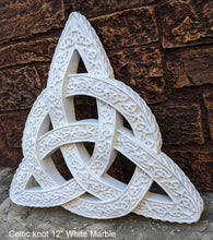 Load image into Gallery viewer, Celtic decor Trinity Knot triquetra Wall Plaque sculpture Irish www.Neo-Mfg.com 14.5"