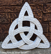 Load image into Gallery viewer, Celtic decor Trinity Knot triquetra Wall Plaque sculpture Irish www.Neo-Mfg.com 14.5"