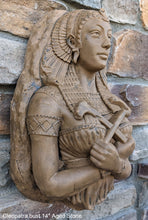 Load image into Gallery viewer, Egyptian Cleopatra fragment torso Sculptural wall relief bust www.Neo-Mfg.com 14"