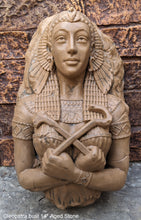 Load image into Gallery viewer, Egyptian Cleopatra fragment torso Sculptural wall relief bust www.Neo-Mfg.com 14"