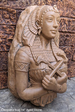 Load image into Gallery viewer, Egyptian Cleopatra fragment torso Sculptural wall relief bust www.Neo-Mfg.com 14"