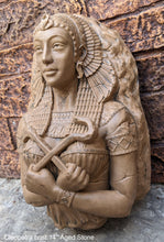 Load image into Gallery viewer, Egyptian Cleopatra fragment torso Sculptural wall relief bust www.Neo-Mfg.com 14"