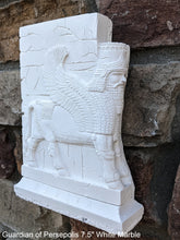 Load image into Gallery viewer, Historical Assyrian Lamassu Persian winged bull Guardian of Persepolis relief sculpture ancient replica Sculpture www.Neo-Mfg.com 7.5"