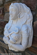 Load image into Gallery viewer, Egyptian Cleopatra fragment torso Sculptural wall relief bust www.Neo-Mfg.com 14"