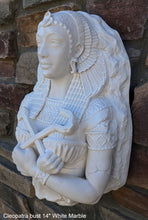 Load image into Gallery viewer, Egyptian Cleopatra fragment torso Sculptural wall relief bust www.Neo-Mfg.com 14"