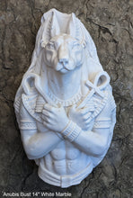 Load image into Gallery viewer, Egyptian Anubis dog fragment torso Sculptural wall relief bust www.Neo-Mfg.com 14"