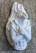 Load image into Gallery viewer, Egyptian Anubis dog fragment torso Sculptural wall relief bust www.Neo-Mfg.com 14"