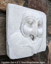 Load image into Gallery viewer, History Egyptian Owl Sculptural wall relief www.Neo-Mfg.com 4.5" k5