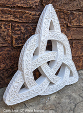 Load image into Gallery viewer, Celtic decor Trinity Knot triquetra Wall Plaque sculpture Irish www.Neo-Mfg.com 14.5"
