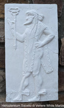 Load image into Gallery viewer, Roman Greek Sacello di Venere Herculaneum Warrior Stone Carving Sculpture Wall Frieze tall www.Neo-Mfg.com