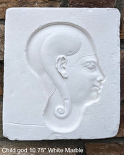 Load image into Gallery viewer, History Egyptian Child god Sculpture museum reproduction art www.Neo-Mfg.com home decor relief 10.75"