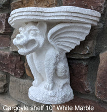 Load image into Gallery viewer, Gargoyle shelf sculpture wall plaque 10" www.NEO-MFG.com