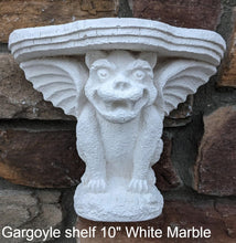 Load image into Gallery viewer, Gargoyle shelf sculpture wall plaque 10" www.NEO-MFG.com