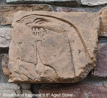 Load image into Gallery viewer, Egyptian Royal hand fragment Sculpture reproduction art 8.5" www.Neo-Mfg.com Museum Reproduction Amarna art