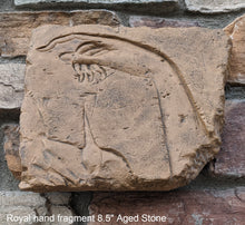 Load image into Gallery viewer, Egyptian Royal hand fragment Sculpture reproduction art 8.5" www.Neo-Mfg.com Museum Reproduction Amarna art