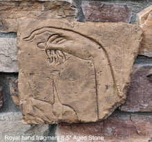 Load image into Gallery viewer, Egyptian Royal hand fragment Sculpture reproduction art 8.5" www.Neo-Mfg.com Museum Reproduction Amarna art