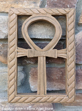Load image into Gallery viewer, History Egyptian Ankh Artifact Sculpture Statue 10" Tall www.Neo-Mfg.com wall plaque
