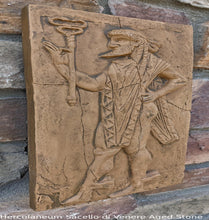Load image into Gallery viewer, Roman Greek Sacello di Venere Herculaneum Warrior Stone Carving Sculpture Wall Frieze tall www.Neo-Mfg.com